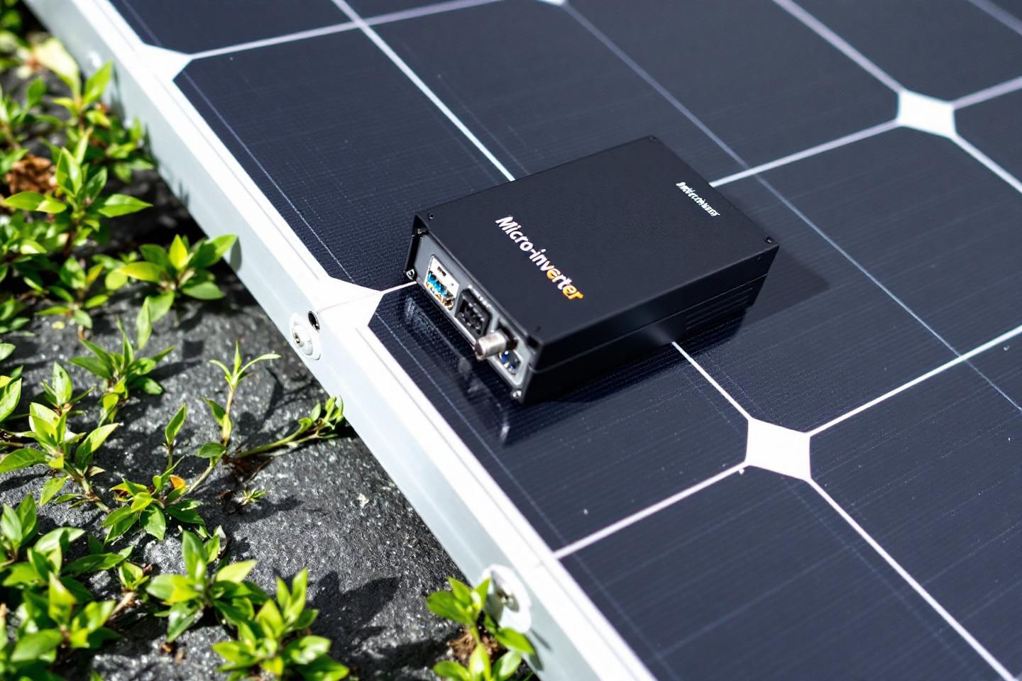 En quoi un micro-onduleur améliore-t-il la performance et la maintenance lors d'une installation de panneaux solaires en entreprise ?