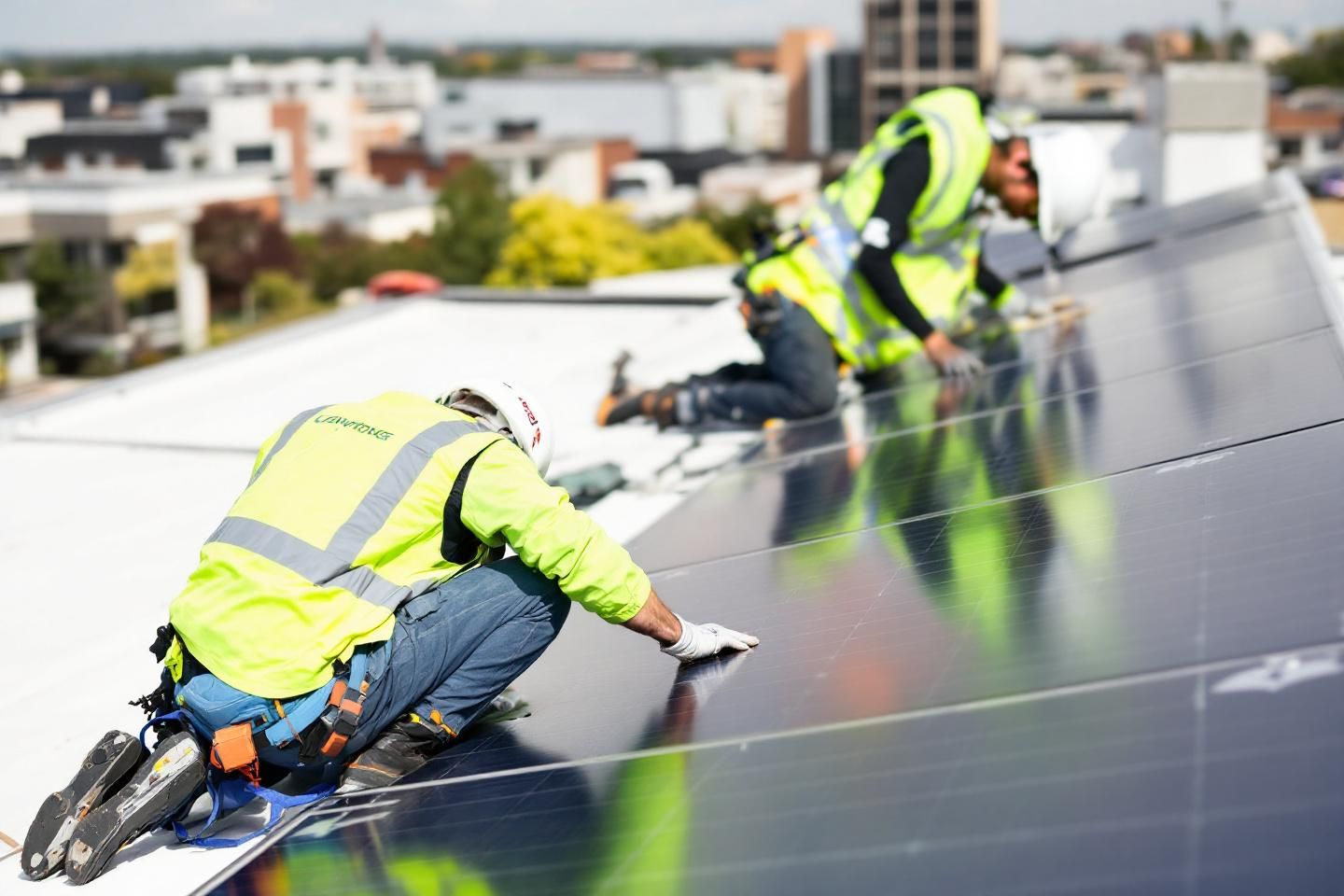 Comment se passe la mise en service dans un leasing de toiture photovoltaïque ?