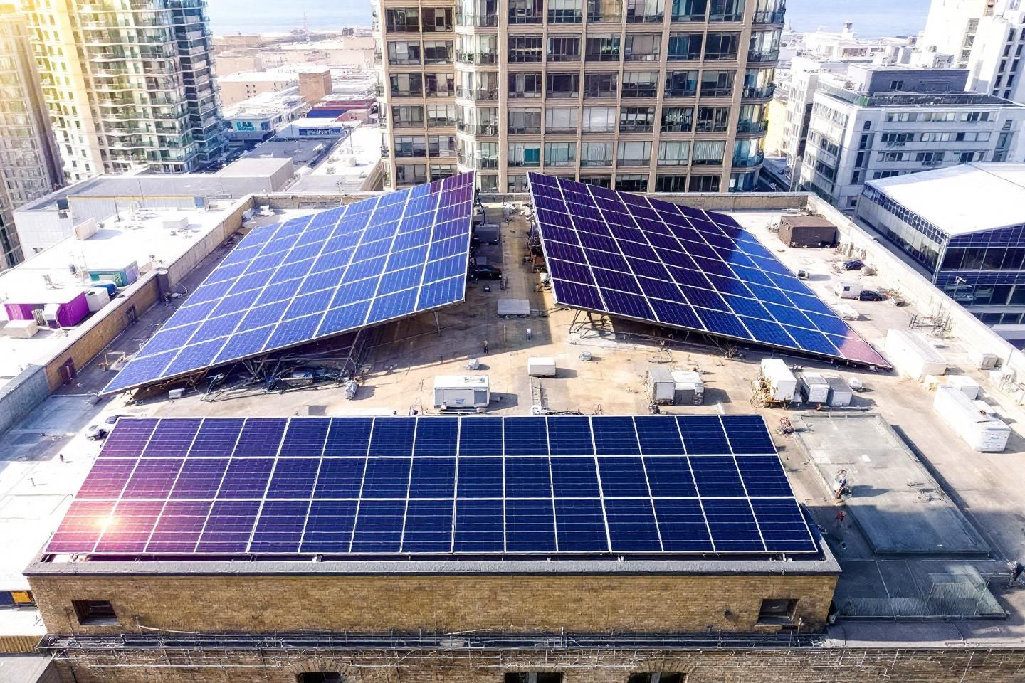 Les toitures plates conviennent-elles à la location de toiture photovoltaïque ?