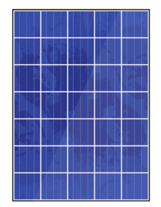 panneau solaire polycristallin