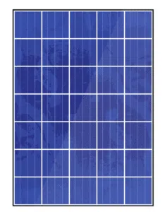 panneau solaire polycristallin
