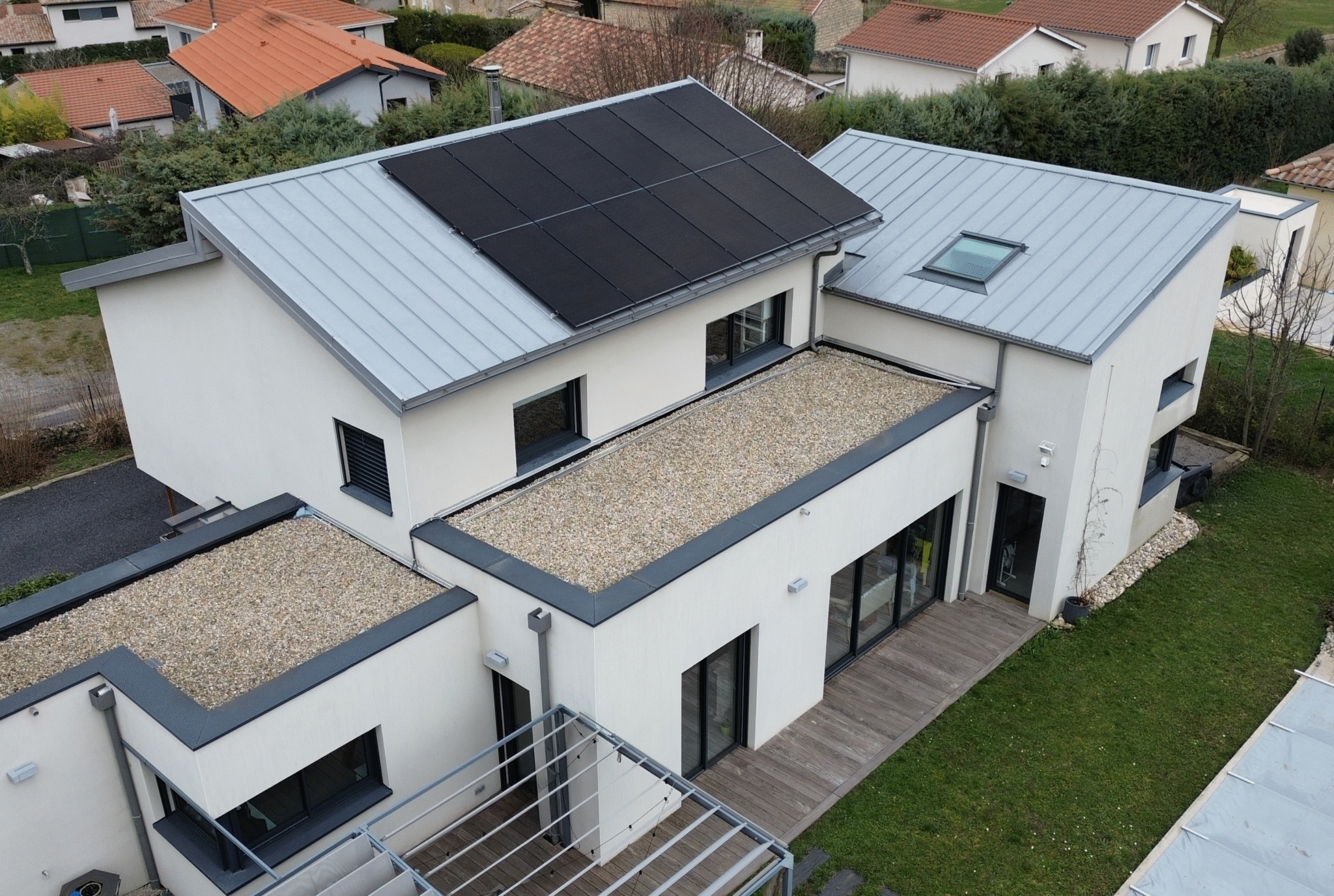 Panneaux photovoltaïques toiture