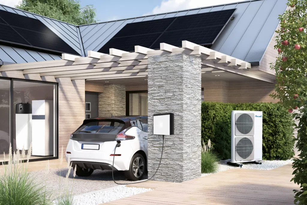 Maison avec équipement électrique