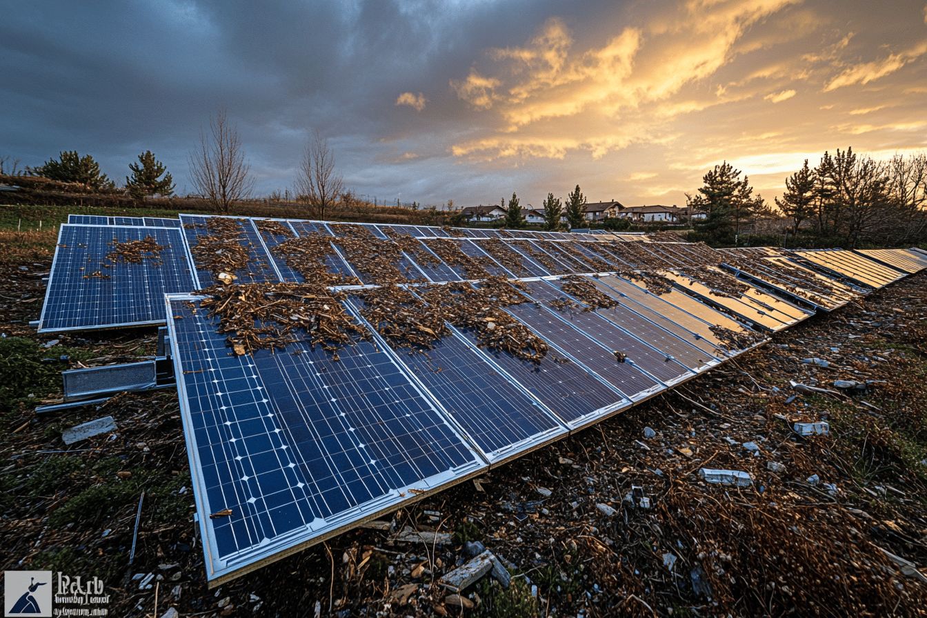 En quoi l’orientation des panneaux solaires et panneaux photovoltaïques doit-elle être contrôlée après de fortes intempéries ?