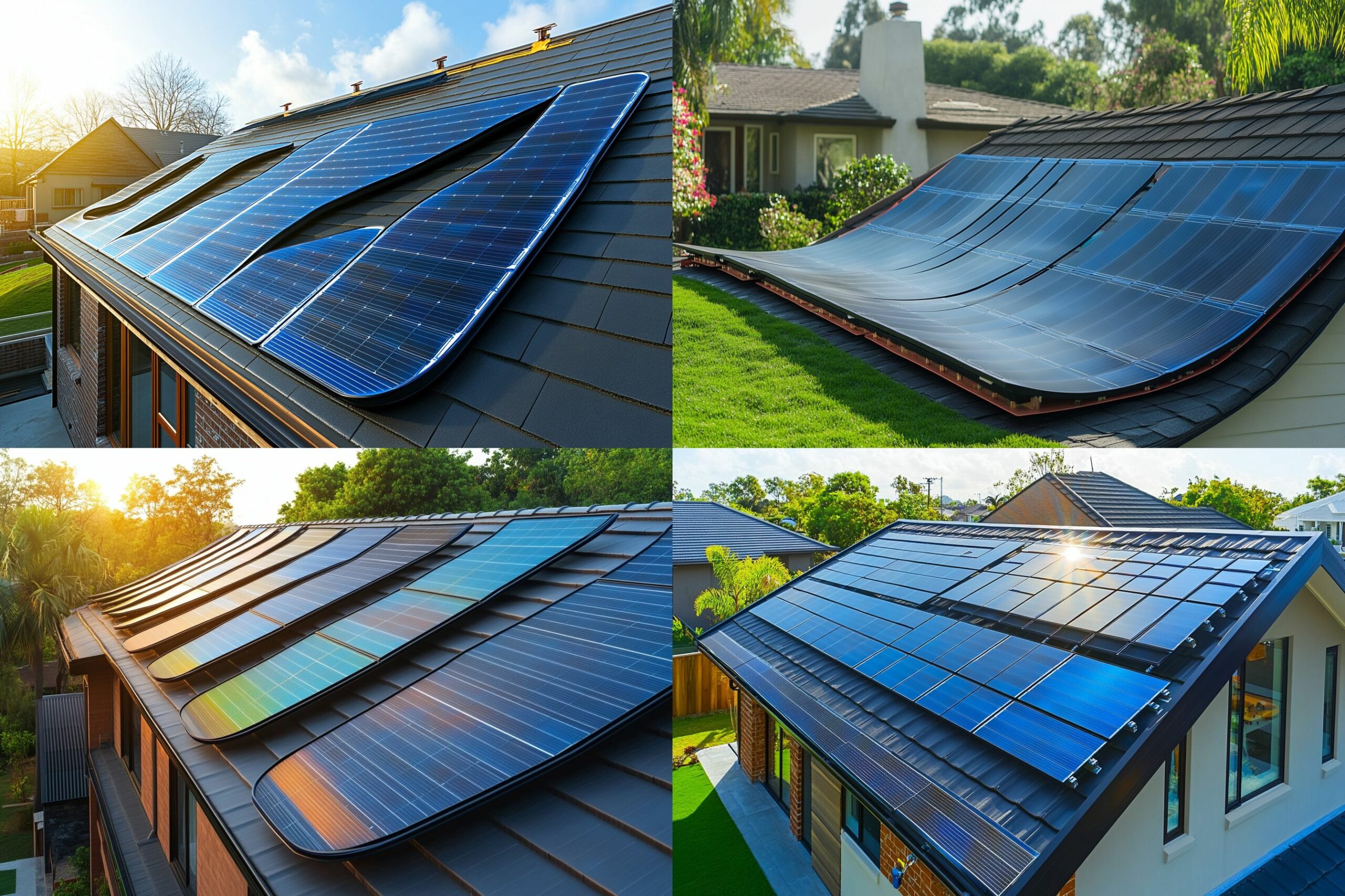 Peut-on poser des panneaux solaires souples sur une toiture inclinée ?