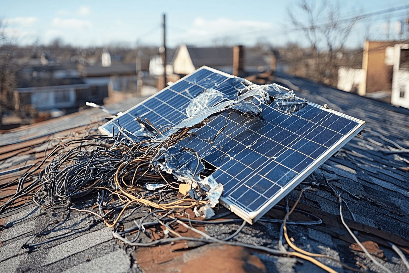 Quels risques sont associés à une mauvaise installation de panneaux solaires sur une toiture ?