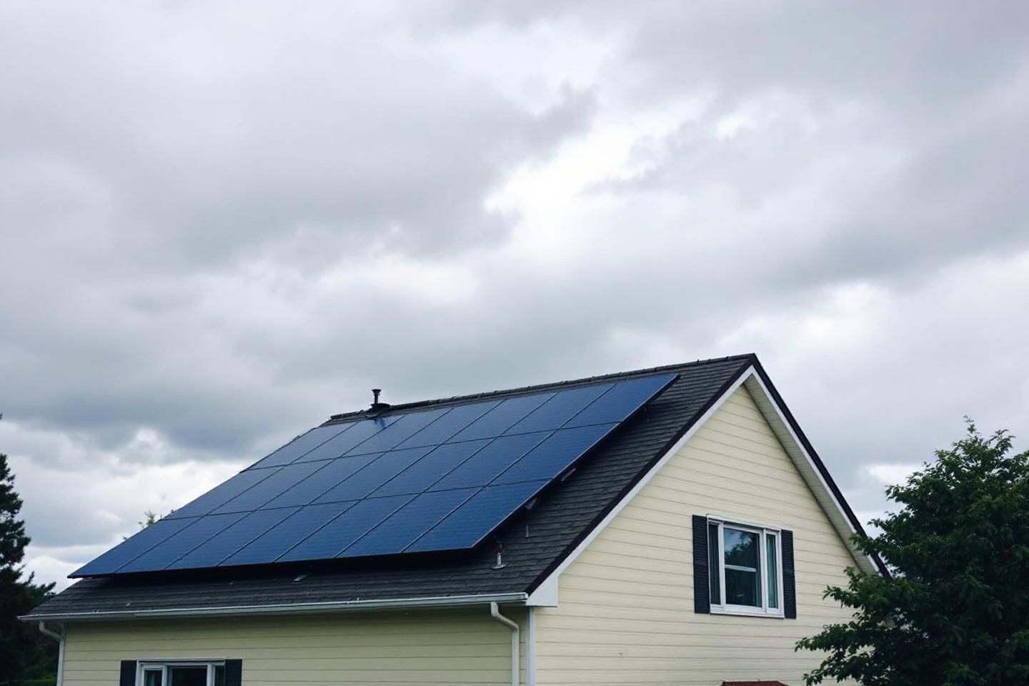 Peut-on installer des panneaux solaires sur une toiture dans une région peu ensoleillée ?