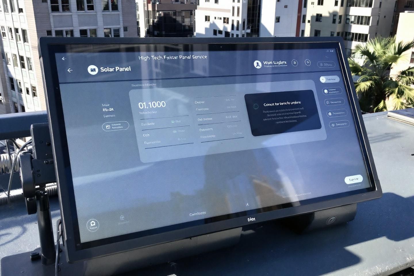 En quoi la mise à jour des logiciels contribue-t-elle à la conformité réglementaire dans une location de panneau solaire ?